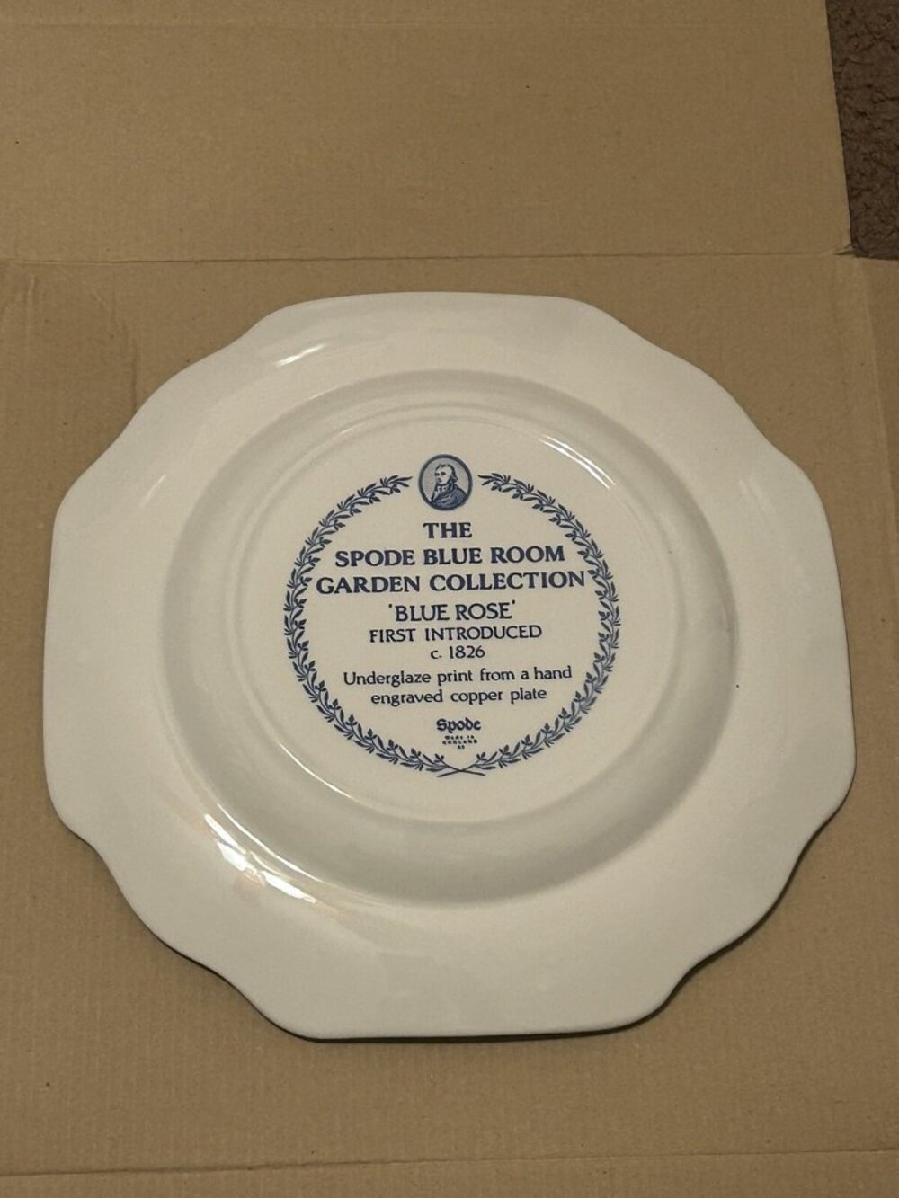 Spode Blue Room Garden Collection Boxed Set of 4 Collector Plates - Picture 9 of 14